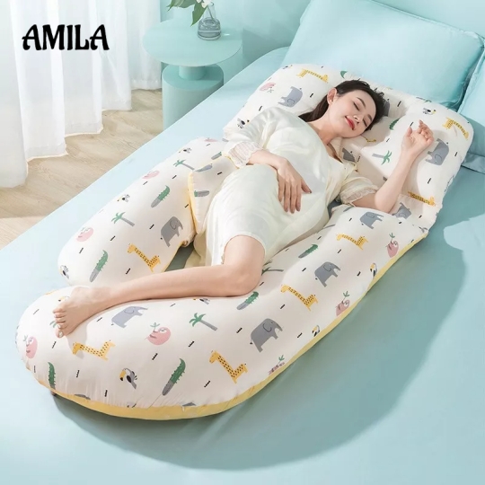 Gối ngủ AMILA hỗ trợ vùng hông cho phụ nữ mang thai