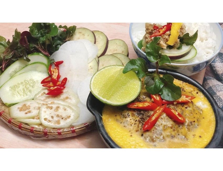 Cách làm mắm chưng cá linh thịt nạc với trứng thơm ngon