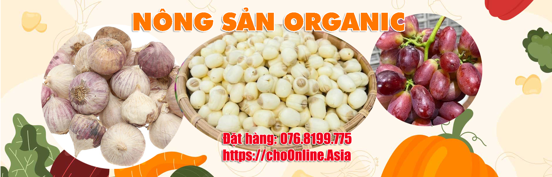 Trái cây, rau, củ, quả organic